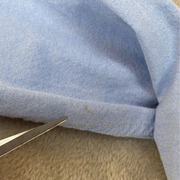 Aeropostale Mens Shirt Small Oxford Button Down Long Sleeve Casual Blue Classic - Picture 6 of 13